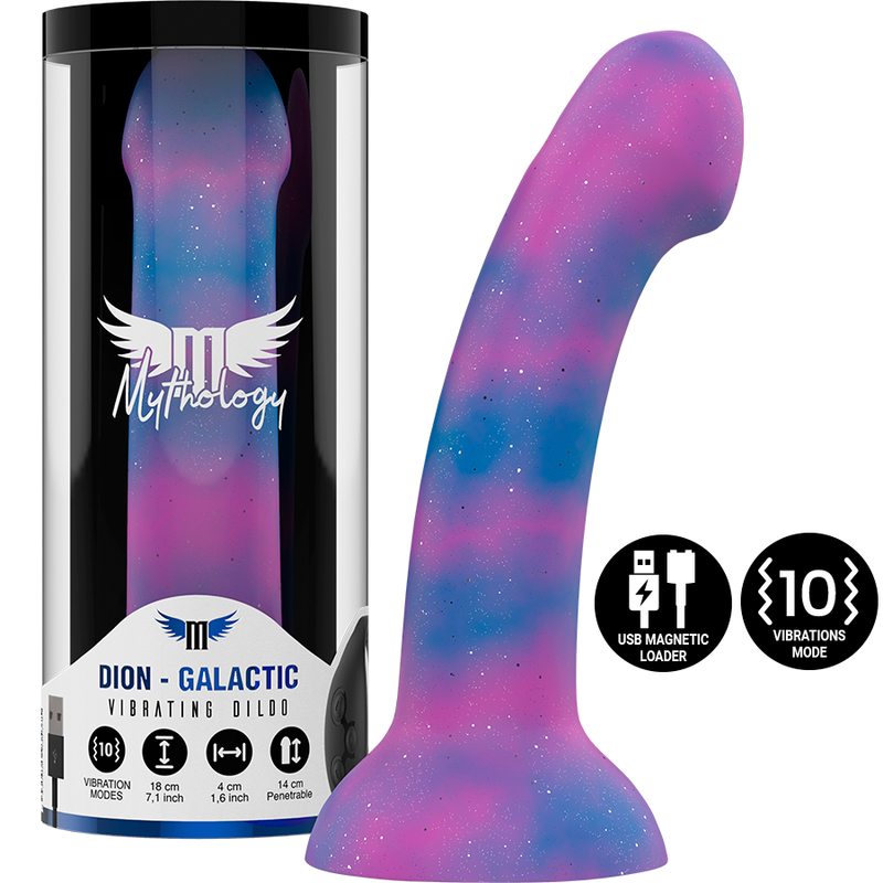 Mythology - Dion Galactic Dildo M - Vibrateur Watchme Technologie Sans Fil Compatible - MYTHOLOGY FANTASY DILDO | sextoys, vibrateurs, télécommande | Dimensions : 280