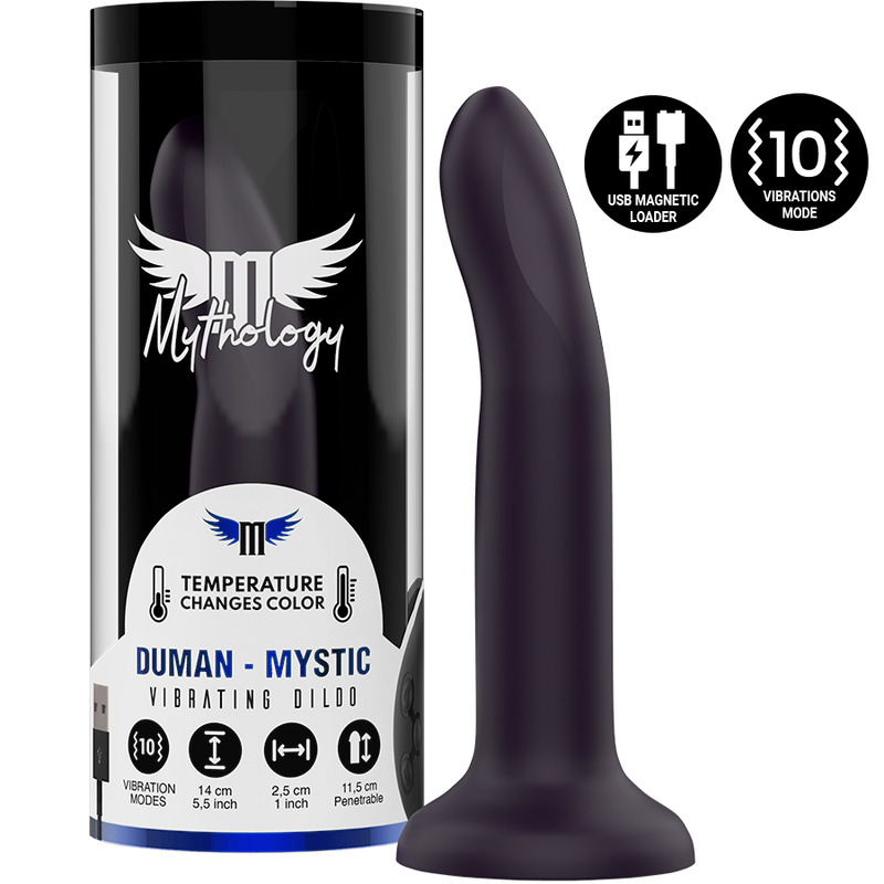 Mythology Duman Mystic Dildo S - Vibrateur Watchme Technologie Sans Fil Compatible - MYTHOLOGY FANTASY DILDO | sextoys, vibrateurs, télécommande | Dimensions : 158