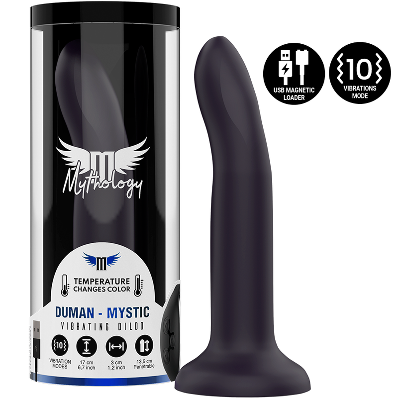 Mythology - Duman Mystic Dildo M - Vibrateur Compatible Avec La Technologie Sans Fil Watchme - MYTHOLOGY FANTASY DILDO | sextoys, vibrateurs, télécommande | Dimensions : 248