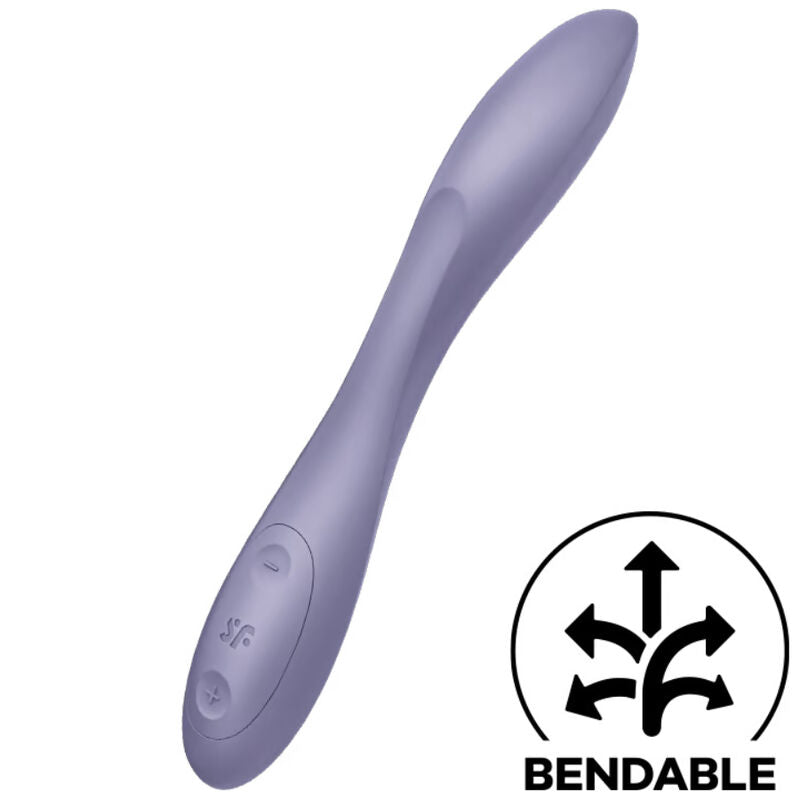 Satisfyer - Vibrateur Multi G-Spot Flex 2 Violet - SATISFYER VIBRATOR | sextoys, vibrateurs, 100% étanches | Dimensions : 325