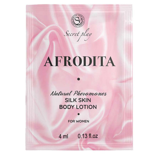 Secretplay - Silk Skin Afrodita Monodose 4 Ml - SECRETPLAY COSMETIC | pharmacie, pour les massages, huiles de massage sans saveur | Dimensions : 10