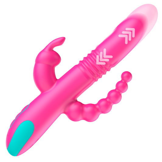 Happy Loky - Donald Triple Stimulation : Anal, G-Spot & Clitoral Watchme Technologie Sans Fil Compatible - HAPPY LOKY | sextoys, vibrateurs, télécommande | Dimensions : 436