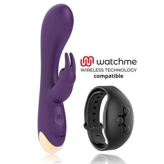 Treasure - Laurence Lapin Vibrateur Watchme Technologie Sans Fil Compatible - TREASURE | sextoys, vibrateurs, vibrateurs hi-tech | Dimensions : 200
