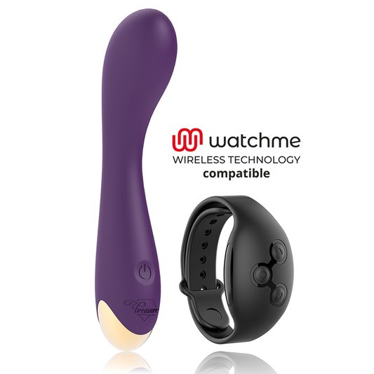 Treasure - Hansel G-Spot Vibrateur Watchme Technologie Sans Fil Compatible - TREASURE | sextoys, vibrateurs, vibrateurs hi-tech | Dimensions : 180