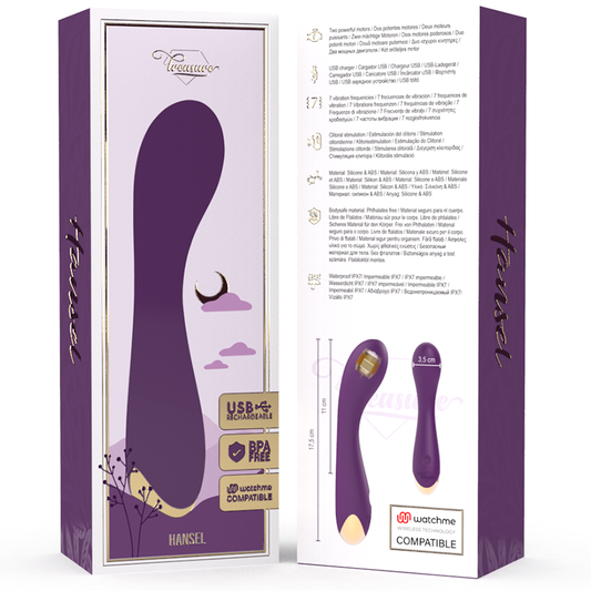 Treasure - Hansel G-Spot Vibrateur Watchme Technologie Sans Fil Compatible