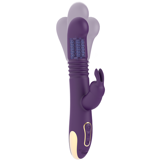 Treasure - Bastian Rabbit Up & Down, Rotateur Et Vibrateur Compatible Avec La Technologie Sans Fil Watchme