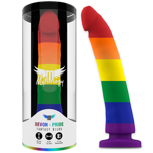 Mythology - Gode Devon Pride L - MYTHOLOGY FANTASY DILDO | sextoys, jouets sexuels pour hommes, divers masturbateurs | Dimensions : 305
