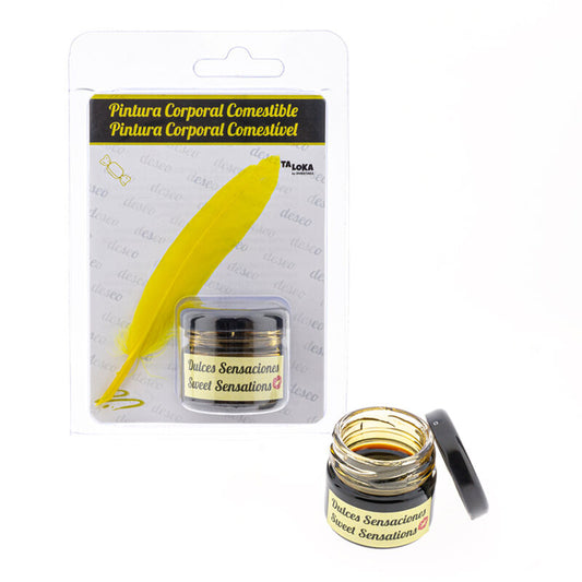 Taloka - Peinture Comestible Caramel - TALOKA | pharmacie, peinture corporelle comestible | Dimensions : 100