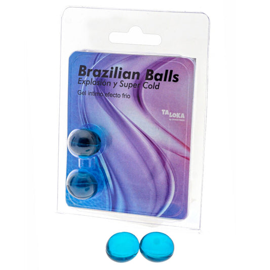 Taloka - 2 Boules Brésiliennes Gel Excitant Effet Froid - TALOKA | pharmacie, lubrifiants, effet froid | Dimensions : 26