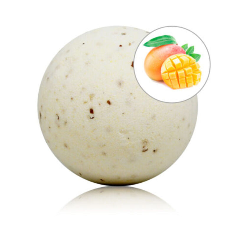 Taloka - Bombe De Bain Parfumée Mangue Aux Pétales De Rose - TALOKA | pharmacie, pour la salle de bain | Dimensions : 160