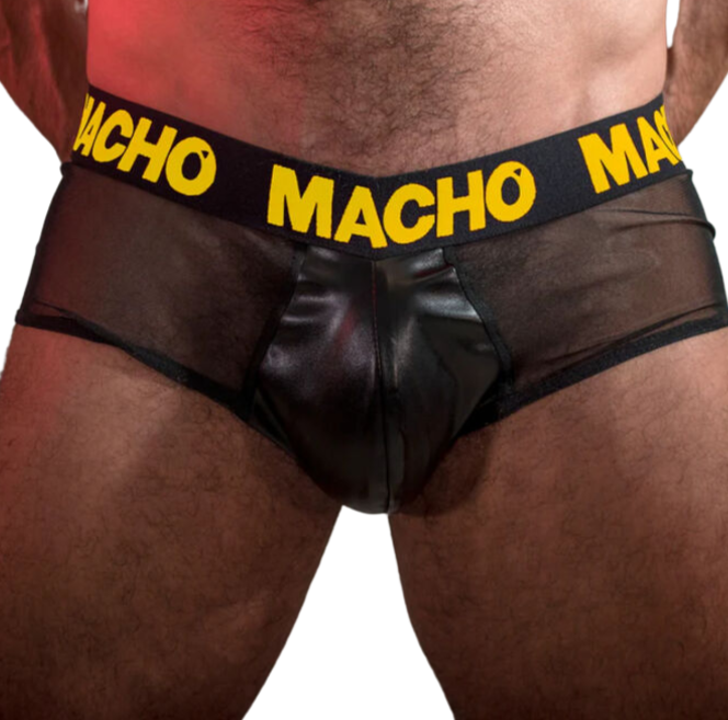 Macho - Mx24An Slip Jaune Xl - MACHO UNDERWEAR | mode et lingerie, lingerie homme, feuillets | Dimensions : 82