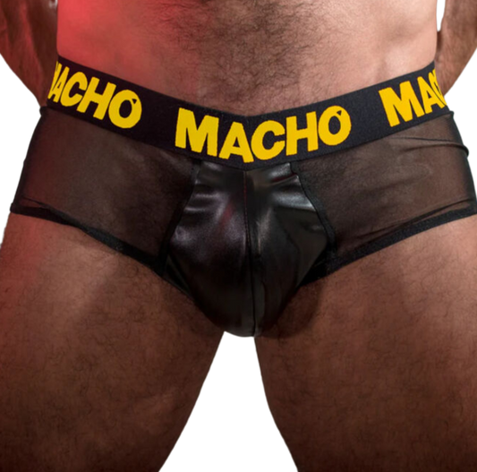 Macho - Mx24An Slip Jaune Xl - MACHO UNDERWEAR | mode et lingerie, lingerie homme, feuillets | Dimensions : 82