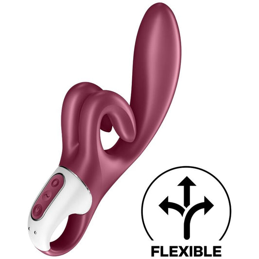 Satisfyer - Vibration De Lapin Touch Me Rouge - SATISFYER VIBRATOR | sextoys, vibrateurs, vibrateurs de lapin | Dimensions : 522