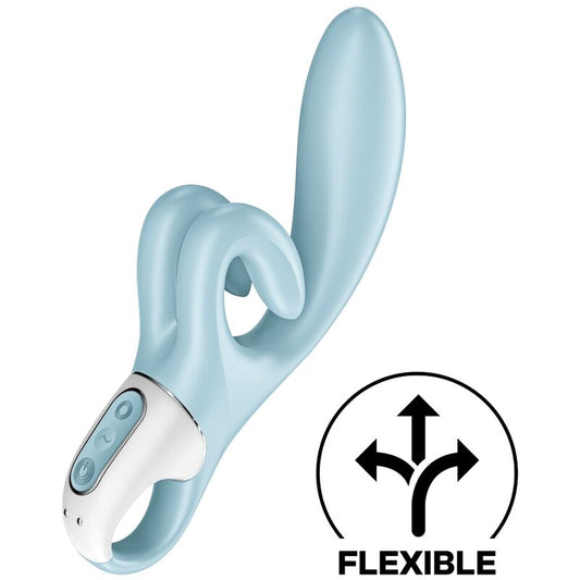 Satisfyer - Vibration De Lapin Touch Me Bleu - SATISFYER VIBRATOR | sextoys, vibrateurs, vibrateurs de lapin | Dimensions : 522