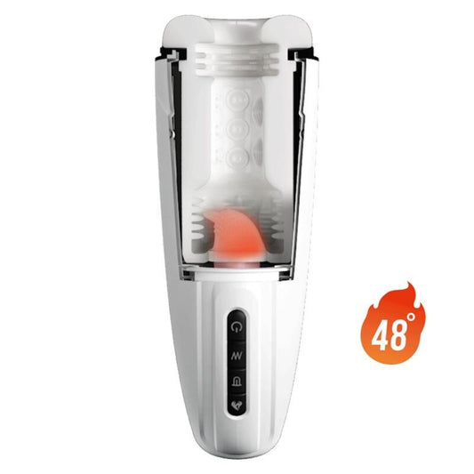 Pretty Love - Masturbateur Homme Marissa Vibration, Chaleur, Voix Et Ondes Stimulantes - PRETTY LOVE MALE | sextoys, jouets sexuels pour hommes, divers masturbateurs | Dimensions : 685
