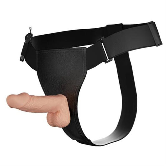 Baile - Harnais De Ultra Passionnée 19.4 Cm Naturel - BAILE HARNESS COLLECTION | sextoys, harnais, harnais anti-vibration | Dimensions : 475