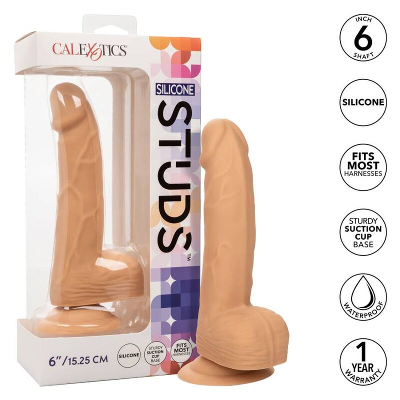 Calexotics - Clous En Silicone 15.24 Cm Peau - CALEXOTICS | sextoys, godes sans vibration | Dimensions : 494