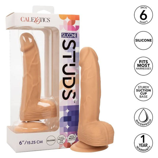 Calexotics - Clous En Silicone 15.24 Cm Peau - CALEXOTICS | sextoys, godes sans vibration | Dimensions : 494