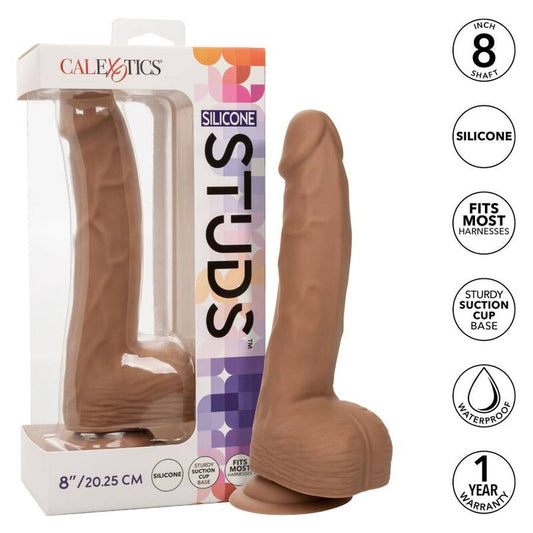 Calexotics - Clous En Silicone 20.32 Cm Marron - CALEXOTICS | sextoys, godes sans vibration | Dimensions : 674