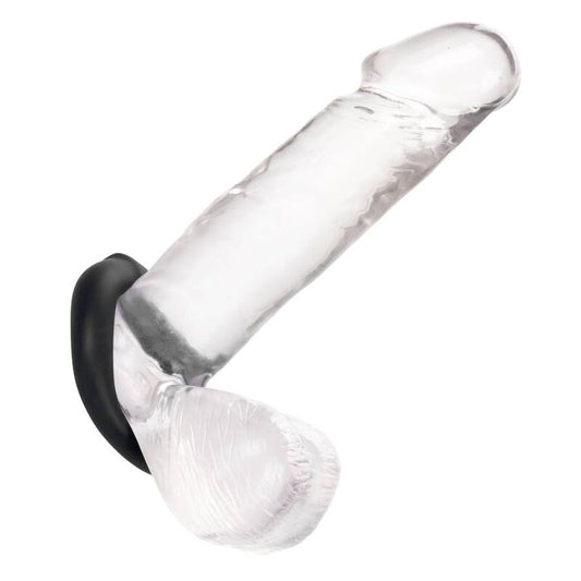 Calexotics - Bague Alpha Optimum Noir - CALEXOTICS | sextoys, jouets sexuels pour hommes, accessoires de pénis, anneaux de pénis, cockrings sans vibration | Dimensions : 70