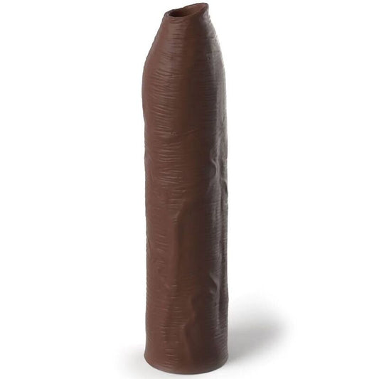 Fantasy X- Tensions - Manchon D''Extension Pipedreams Non Coupe 17,78 Cm Marron - FANTASY X-TENSIONS | sextoys, jouets sexuels pour hommes, accessoires de pénis, manchons péniens sans extension | Dimensions : 190