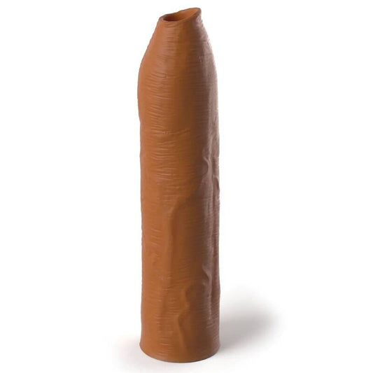 Fantasy X- Tensions - Manchon D''Extension Pipedreams Non Coupe 17,78 Cm Caramel - FANTASY X-TENSIONS | sextoys, jouets sexuels pour hommes, accessoires de pénis, manchons péniens sans extension | Dimensions : 192