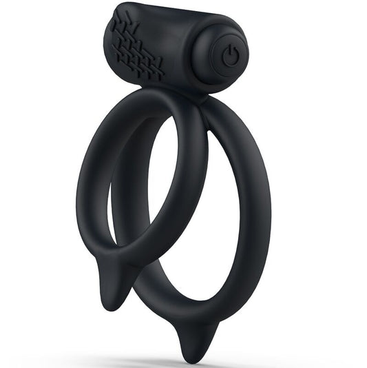 B Swish - Bcharmed Basic Plus Noir - B SWISH | sextoys, jouets sexuels pour hommes, accessoires de pénis, anneaux de pénis, cockring avec vibration | Dimensions : 34