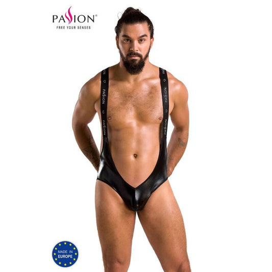 Passion - 027 Body Bruno Noir L/Xl - PASSION MEN | mode et lingerie, lingerie homme, harnais pour hommes | Dimensions : 140