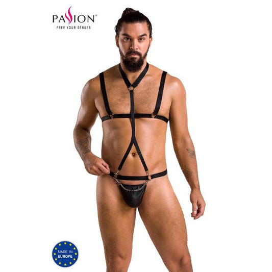 Passion - 039 Ensemble Andrew Black S/M - PASSION MEN | mode et lingerie, lingerie homme, packs de lingerie pour hommes | Dimensions : 160