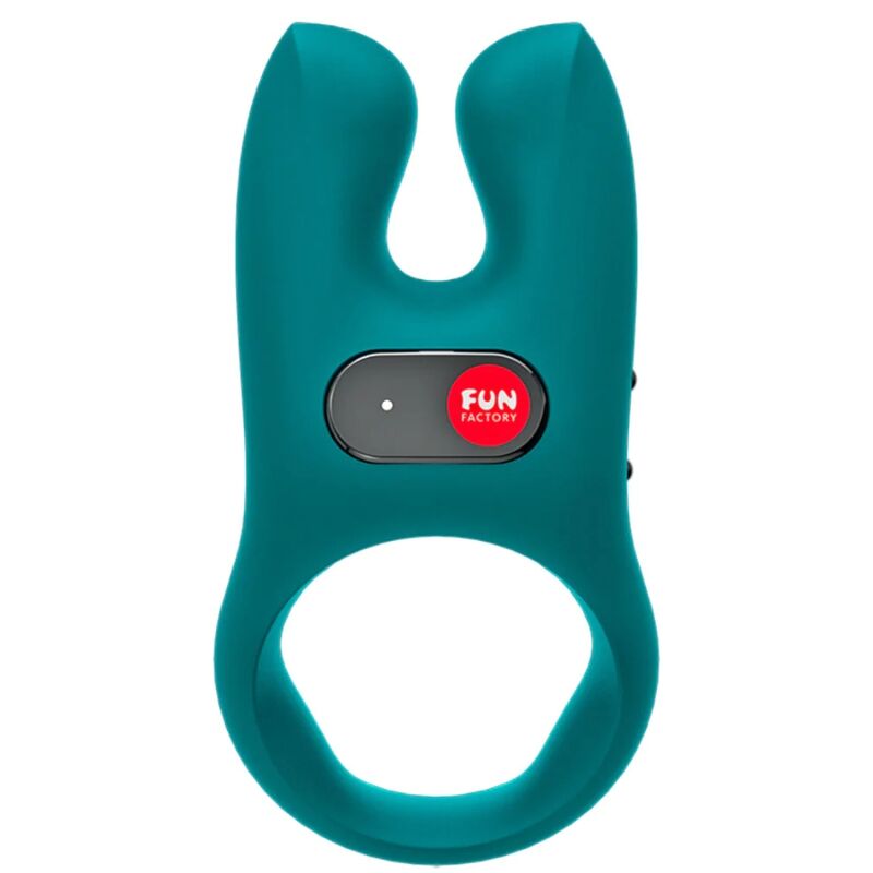 Fun Factory - Anneau Pénien Vibrant Nos Bleu Mer Profonde - FUN FACTORY | sextoys, jouets sexuels pour hommes, accessoires de pénis, anneaux de pénis, cockring avec vibration | Dimensions : 134