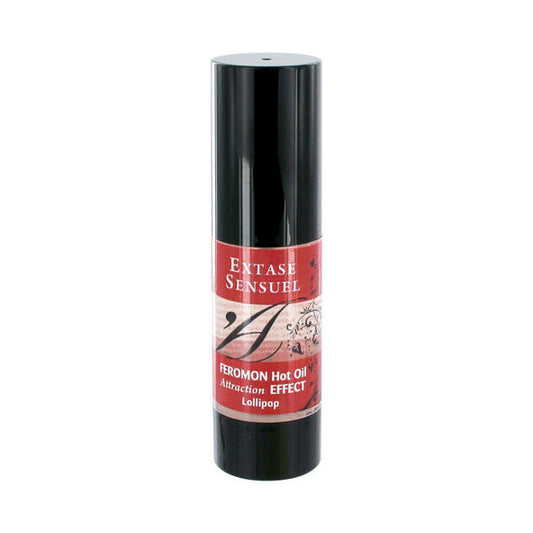 Huile de Massage Chauffante aux Phéromones Saveur Sucettes 30 ml