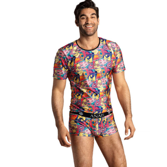 Anais Men - T-Shirt Comics L - ANAIS MEN ACCESORIES | mode et lingerie, lingerie homme, t-shirts pour hommes | Dimensions : 230