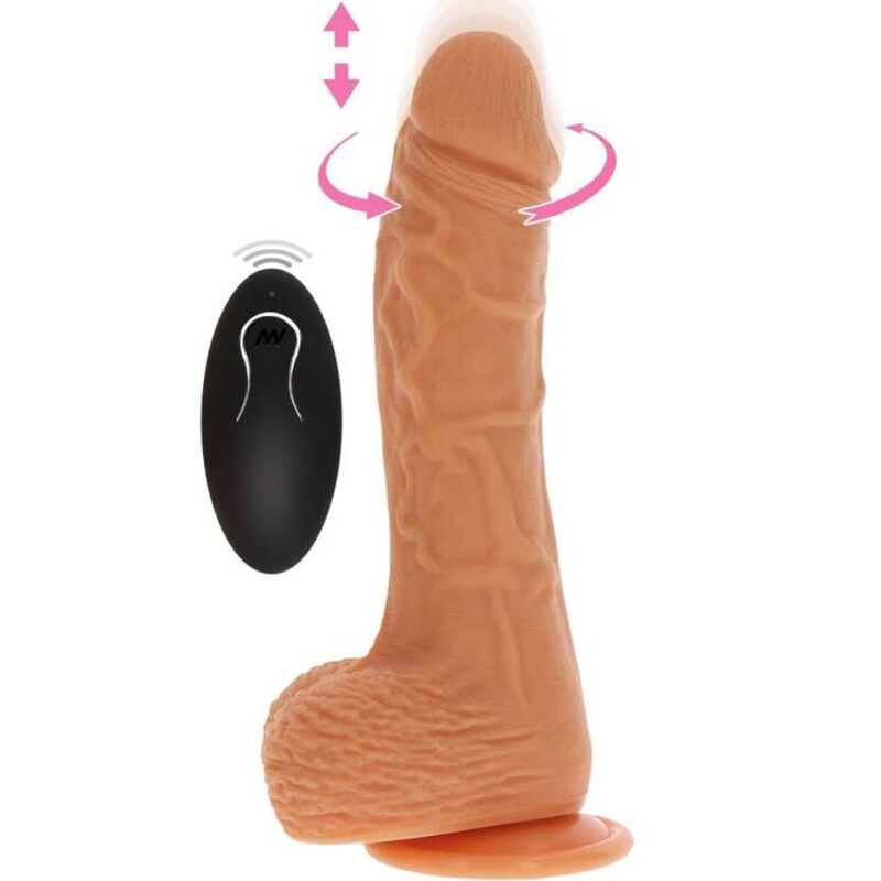 Get Real - Peau De Gode Vibr Rotative Haut Et Bas - GET REAL | sextoys, vibrateurs, rotateurs vibrants | Dimensions : 536