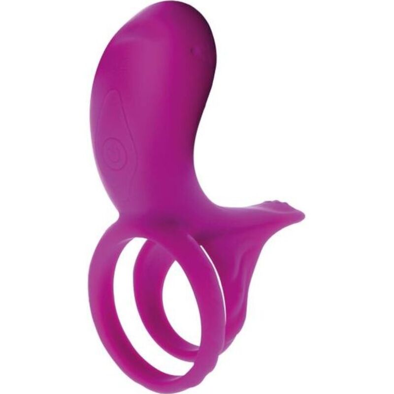 Xocoon - Bague Stimulateur De Couples Fuchsia - XOCOON | sextoys, jouets sexuels pour hommes, accessoires de pénis, anneaux de pénis, cockring avec vibration | Dimensions : 140