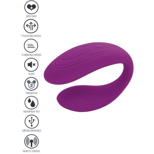 Xocoon - Vibrateur Bound Love Couples Violet - XOCOON | sextoys, jouets pour femmes, stimulateurs, stimulateur à air  pas de vibrations | Dimensions : 150