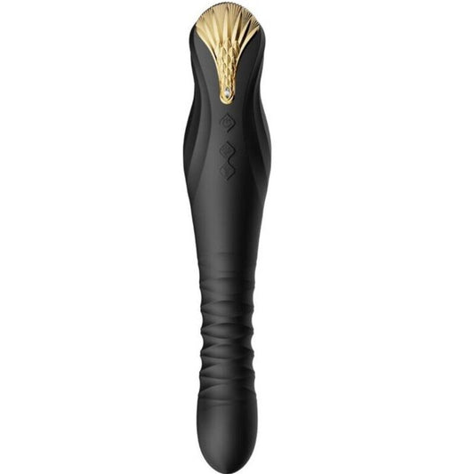 Zalo - Propulseur King Noir - ZALO | sextoys, vibrateurs, vibrateurs hi-tech | Dimensions : 1056