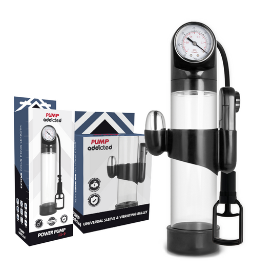 Pump Addicted - Vibrateur Transparent Rx9