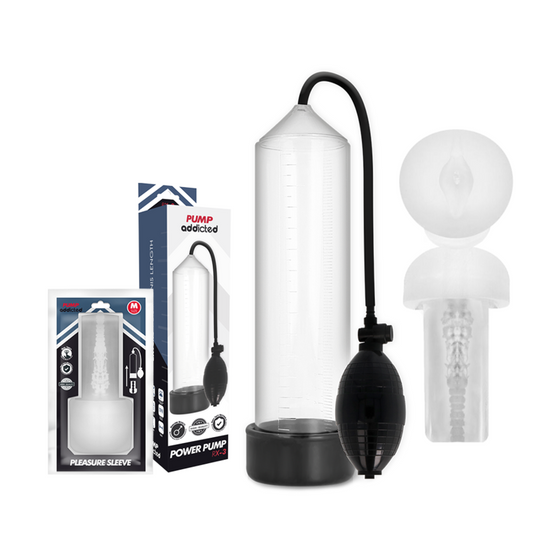 Pump Addicted - Rx3 Transparent Avec Manchon De Plaisance