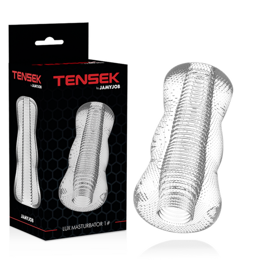 Jamyjob - Masturbateur Extreme Tensek 1 Clair - JAMYJOB | sextoys, jouets sexuels pour hommes, vagins avec vibration | Dimensions : 226
