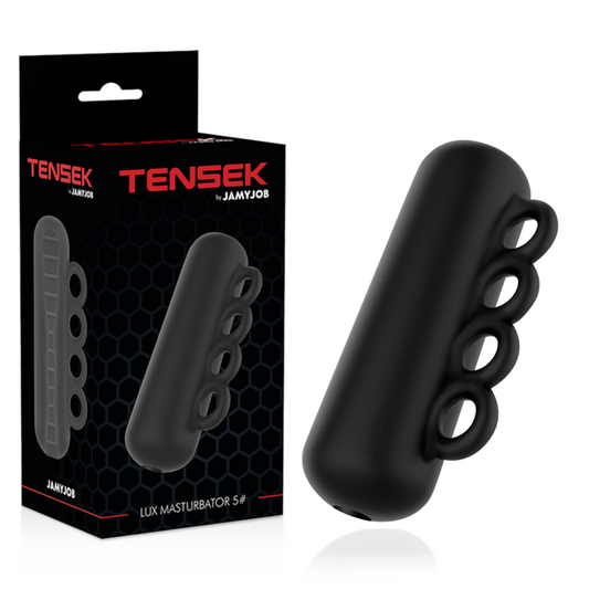 Jamyjob - Masturbateur Extreme Tensek 5 Noir - JAMYJOB | sextoys, jouets sexuels pour hommes, vagins avec vibration | Dimensions : 160