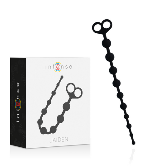 Intense - Billes Anal Jaiden Noir - INTENSE ANAL TOYS | sextoys, anal, godes anaux | Dimensions : 112