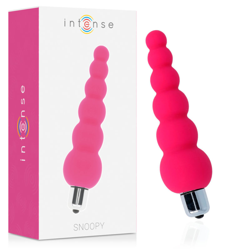 Intense - Snoopy 7 Vitesses Silicone Rose - INTENSE ANAL TOYS | sextoys, anal, vibromasseurs anaux | Dimensions : 156