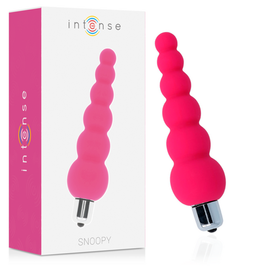 Intense - Snoopy 7 Vitesses Silicone Rose - INTENSE ANAL TOYS | sextoys, anal, vibromasseurs anaux | Dimensions : 156