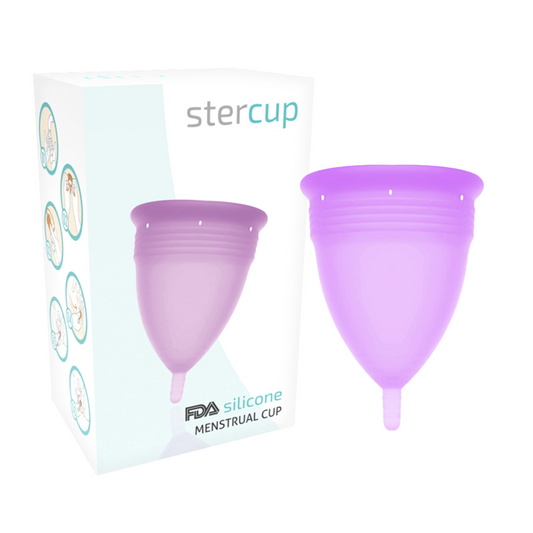 Stercup - Coupe Menstruelle En Silicone Fda Lilas - Taille L - STERCUP | pharmacie, coupe vaginale | Dimensions : 30