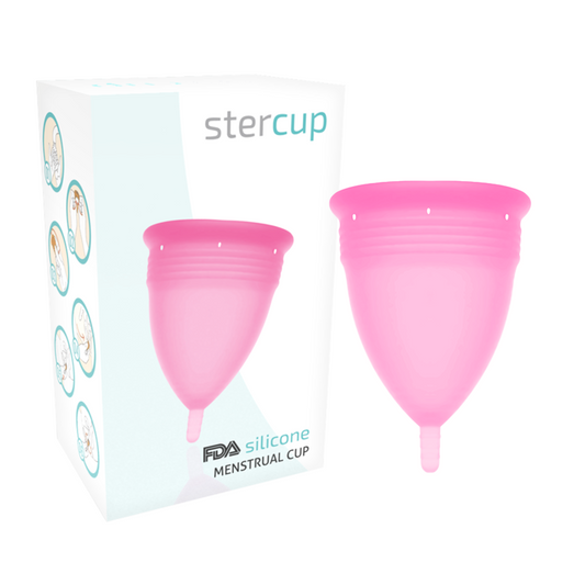 Stercup - Coupe Menstruelle En Silicone Fda Rose - Taille L - STERCUP | pharmacie, coupe vaginale | Dimensions : 30