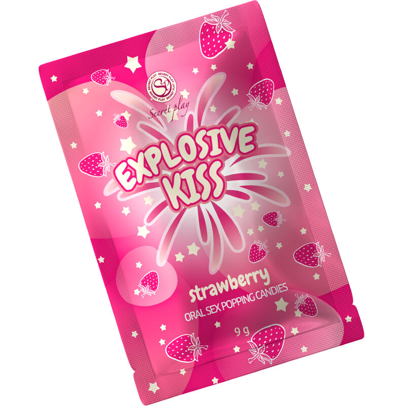 Secretplay - Bonbons Explosifs À La Fraise - SECRETPLAY COSMETIC | pharmacie, pour le sexe oral | Dimensions : 12