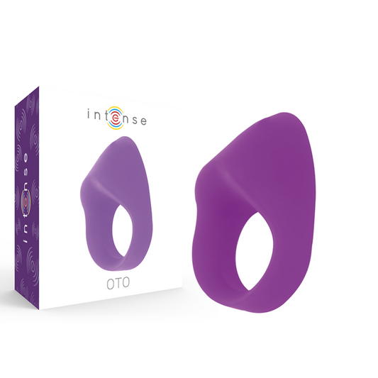 Intense - Anneau Vibrateur Rechargeable Oto Lilas - INTENSE COUPLES TOYS | sextoys, jouets sexuels pour hommes, accessoires de pénis, anneaux de pénis, cockring avec vibration | Dimensions : 70
