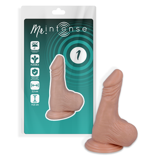 Mr Intense - 1 Pénis Réaliste 14.6 Cm -O- 3.5 Cm - MR. INTENSE | sextoys, godes sans vibration, pénis réalistes | Dimensions : 396