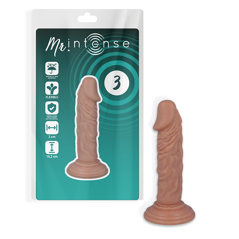 Mr Intense - 3 Pénis Réaliste 16.2 Cm -O- 3 Cm - MR. INTENSE | sextoys, godes sans vibration, pénis réalistes | Dimensions : 286