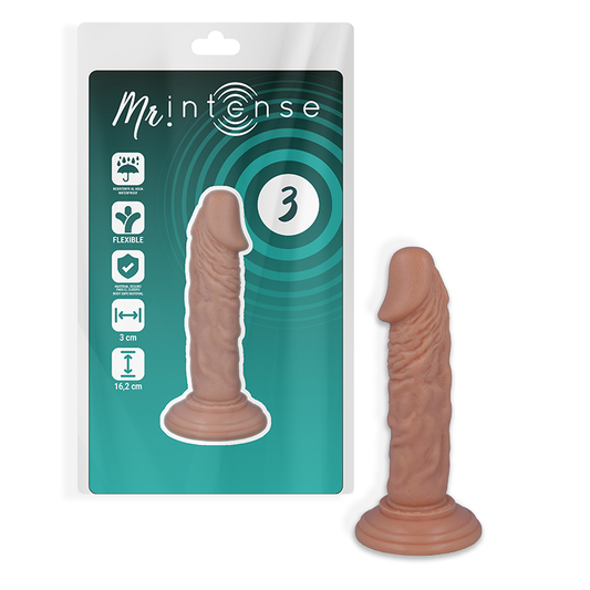 Mr Intense - 3 Pénis Réaliste 16.2 Cm -O- 3 Cm - MR. INTENSE | sextoys, godes sans vibration, pénis réalistes | Dimensions : 286